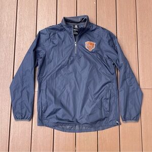 NFL Chicago Bears Navy Windbreaker XL(18) Jacket Windy City Da Bears